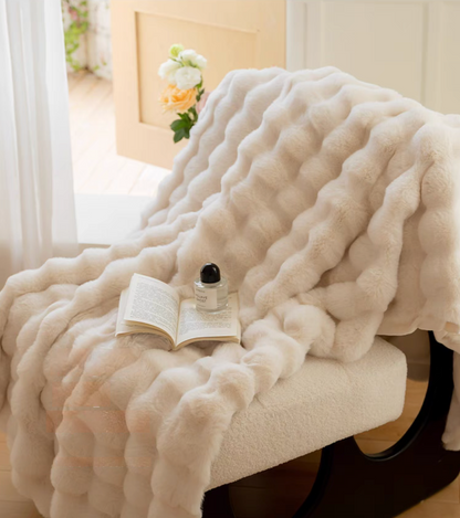 Faux Fur Throw Blanket