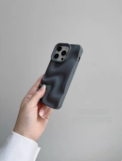 3D Wave Matte Silicone Case