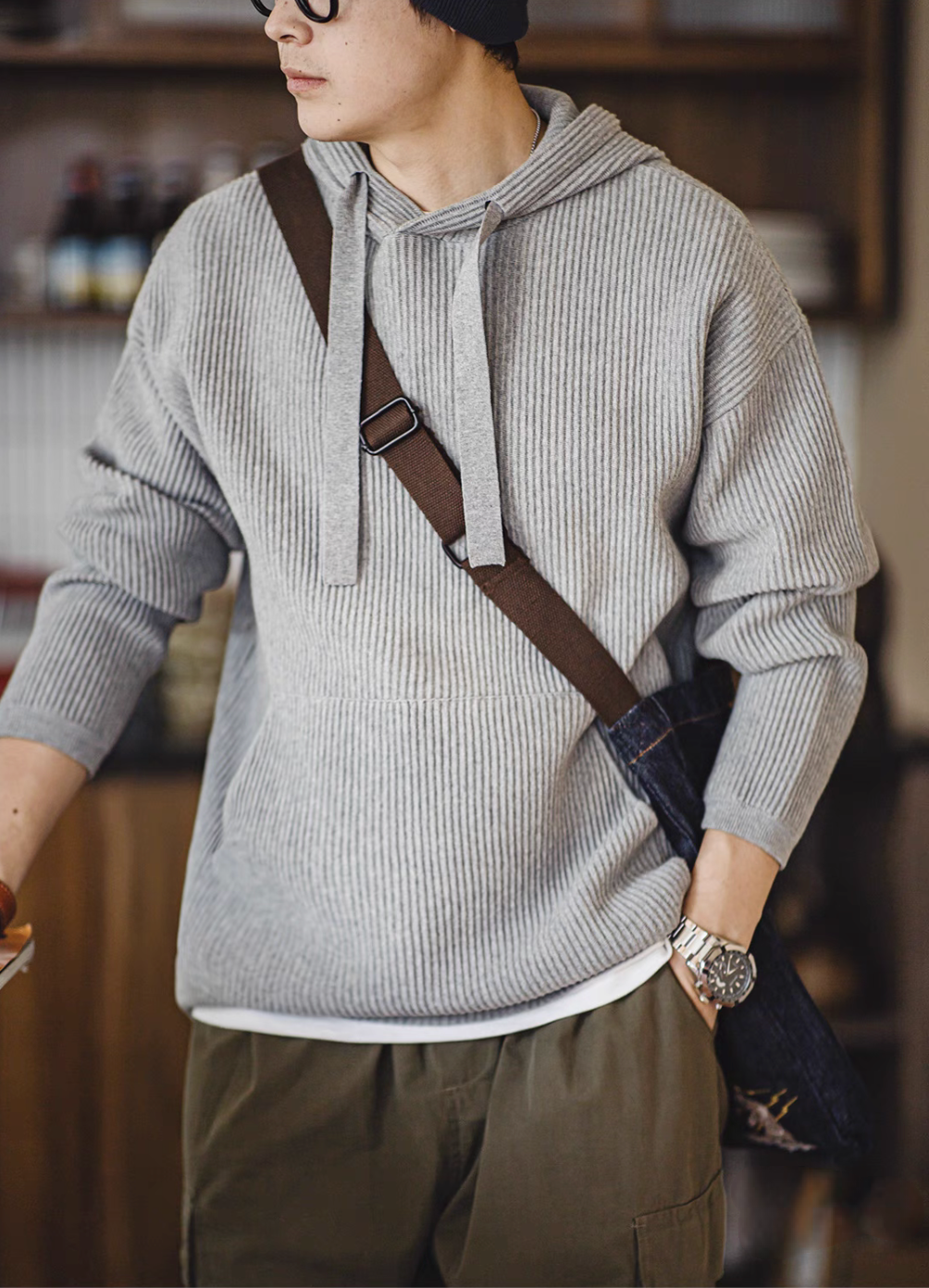 Structured Knit Cleanfit Hoodie