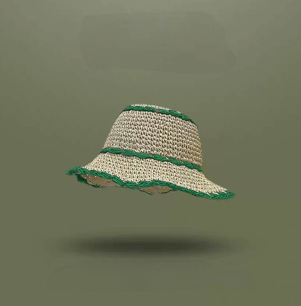 Summer Straw Woven Beach Hat