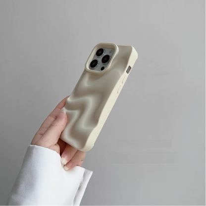 3D Wave Matte Silicone Case