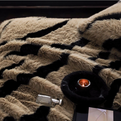 Faux Fur Throw Blanket