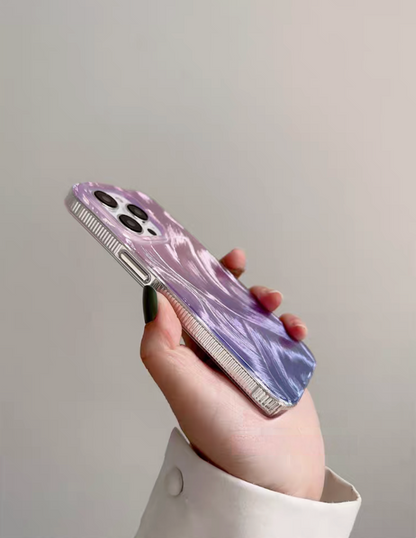 Feather Gradient Purple Phone Case