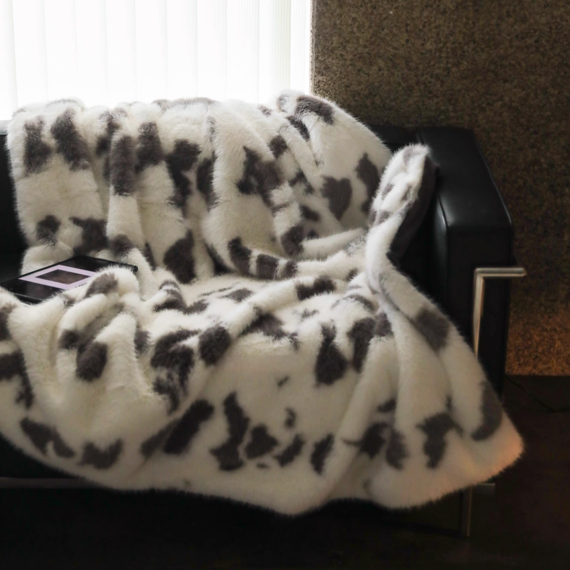 Faux Fur Throw Blanket