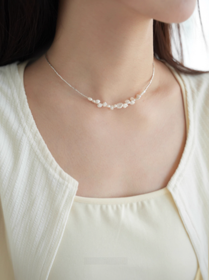 Ethereal Baroque Pearl Choker