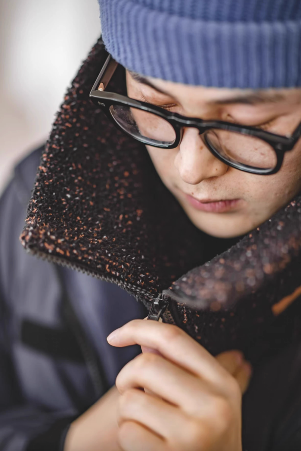 Navajo-Inspired Half-Sherpa Neck Warmer