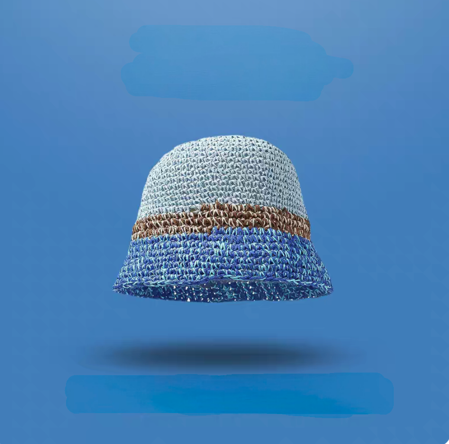 Summer Straw Woven Beach Hat