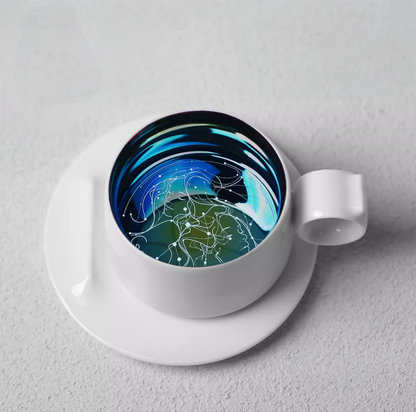 Zodiac Ring Handle Coffee Mug - 12 Constellations