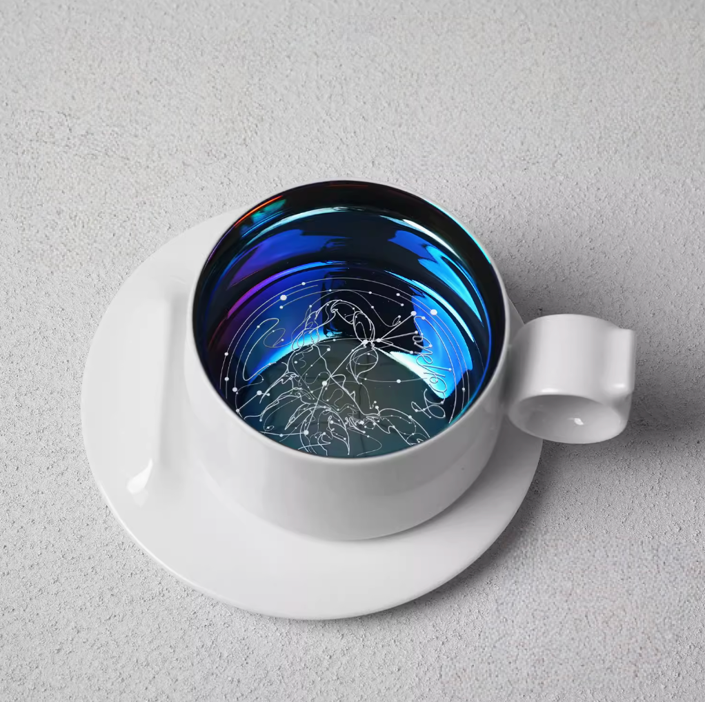 Zodiac Ring Handle Coffee Mug - 12 Constellations